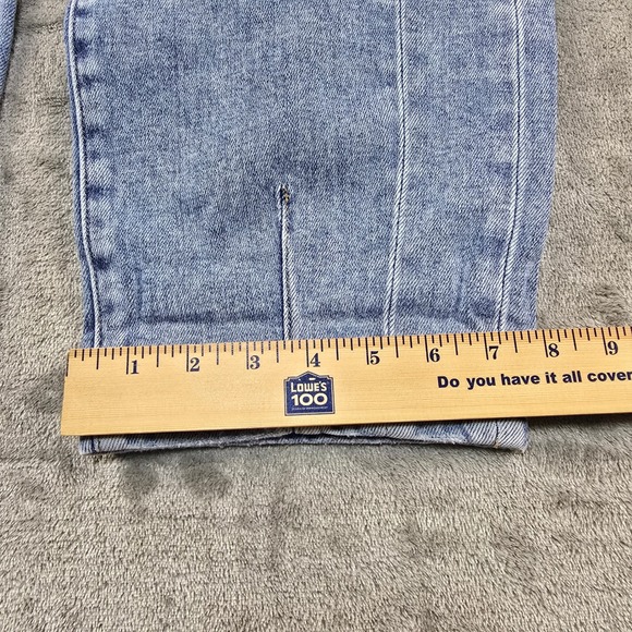 Walker Rose x Risen Jeans Barrel Leg High Rise Women 3/26 Salt Tree Stretch - Picture 6 of 16